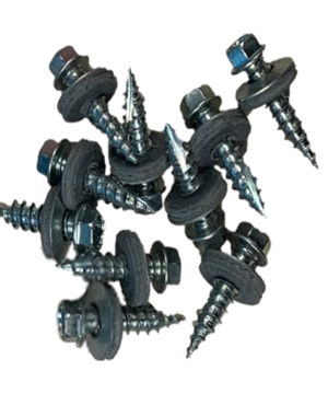 Drill Screws with Rubber Seal